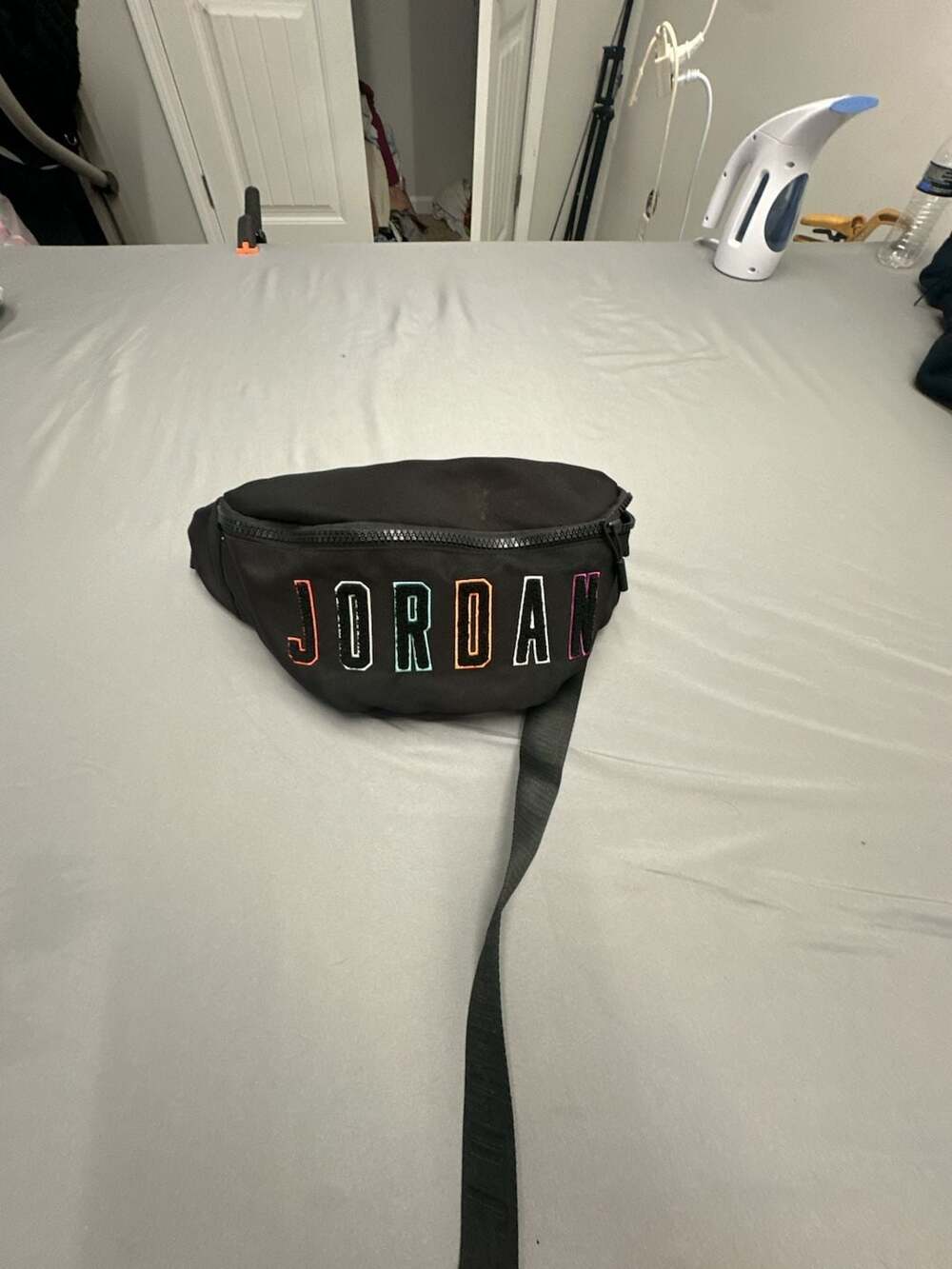 Air Jordan Chenille Multicolor Logo Crossbody Fanny Pack
